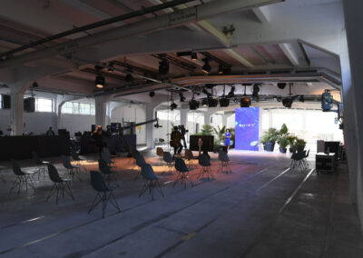 Digital event with guests on site